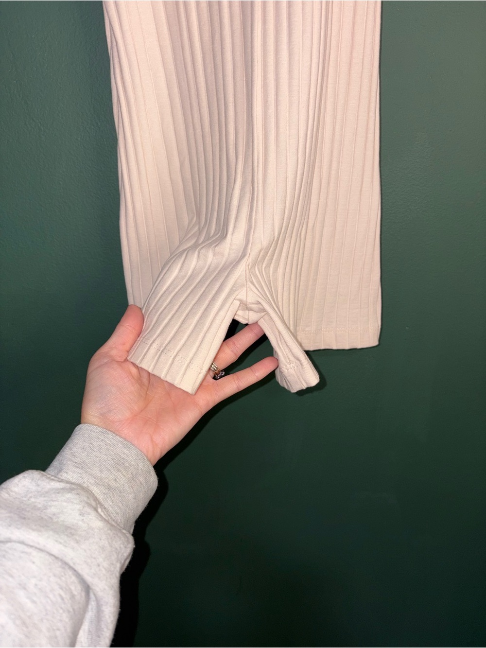 ZARA Ribbed Playsuit - Picture 3 of 5